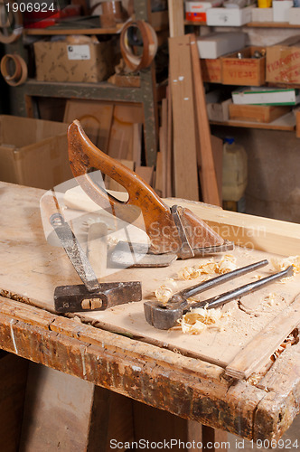 Image of Old carpentry tools 