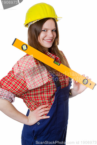 Image of Craftswoman carrying water-level