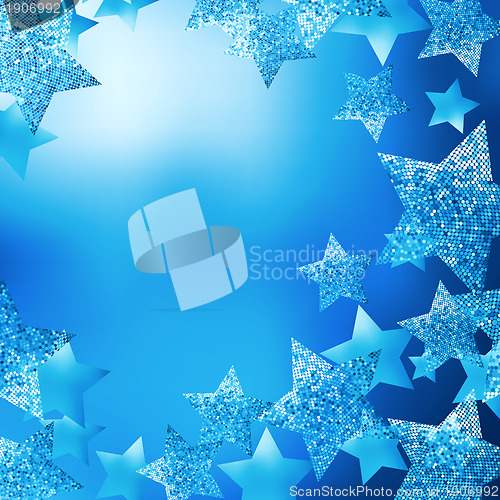 Image of Christmas stars background 