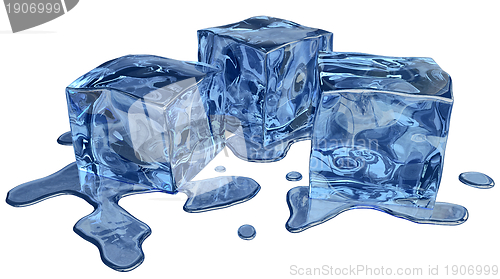 Image of blue ice