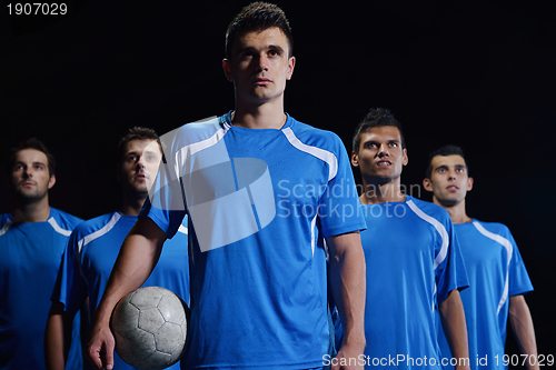 Image of soccer players team