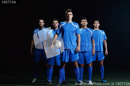 Image of soccer players team