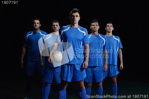 Image of soccer players team