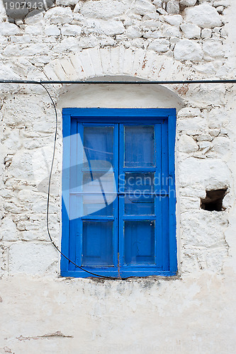 Image of Aged Blue Window