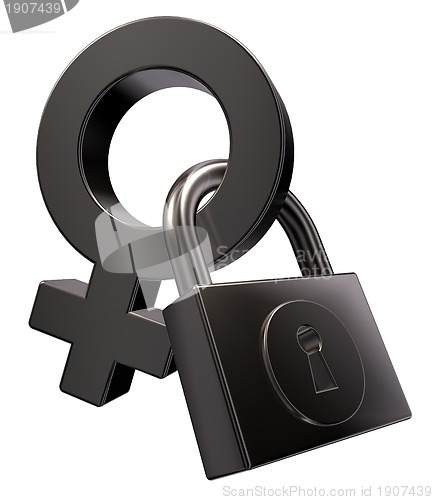 Image of female lock