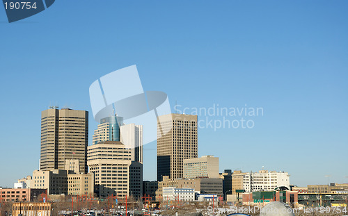 Image of Winnipeg Skyline with Room for Text