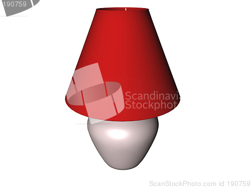 Image of Red lamp