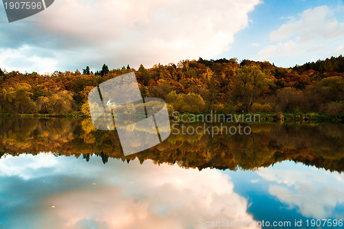 Image of On the autumn river
