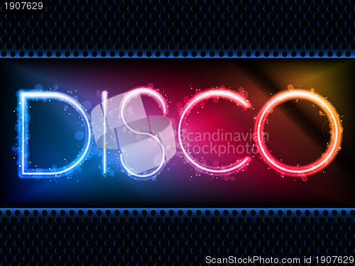 Image of Colorful Rainbow Neon Party Background