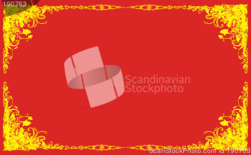 Image of Floral card background