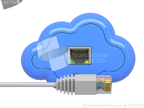 Image of Cloud Computing Concept.