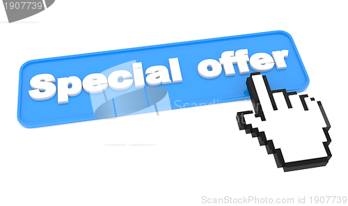 Image of Specail Offer Blue Button.