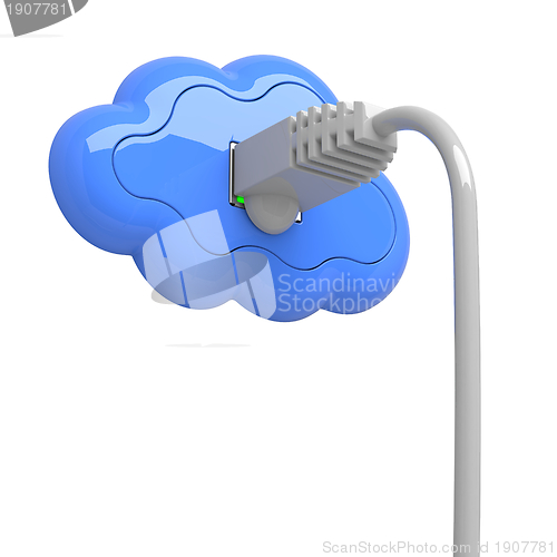 Image of Cloud Computing Concept.