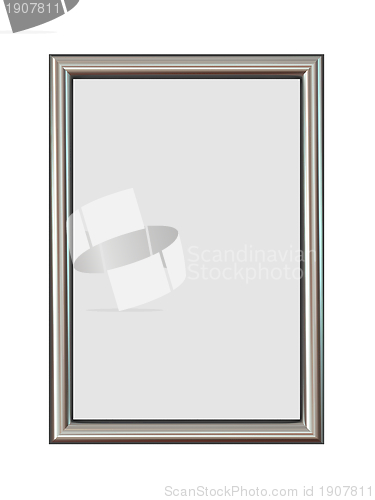 Image of Vertical Metal Frame Isolated on White.