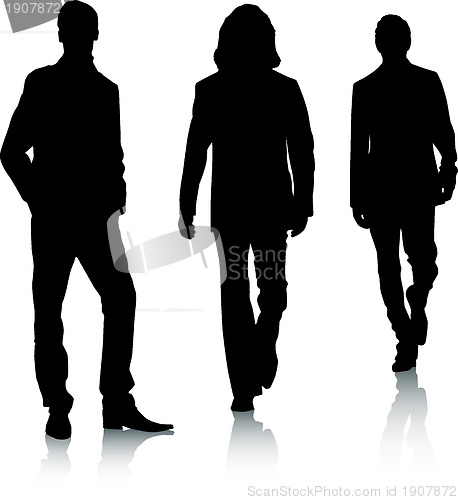 Image of Silhouette fashion men