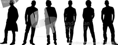 Image of Silhouette fashion men