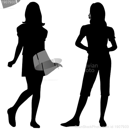 Image of Silhouettes of teen