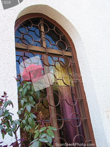 Image of Flower window. Nicosia. Cyprus