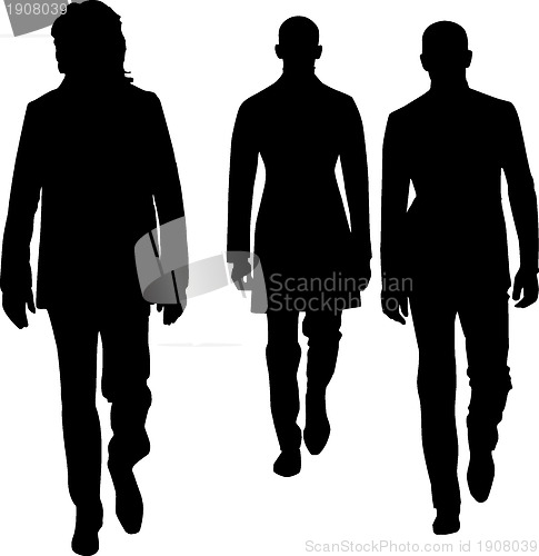 Image of Silhouette fashion men