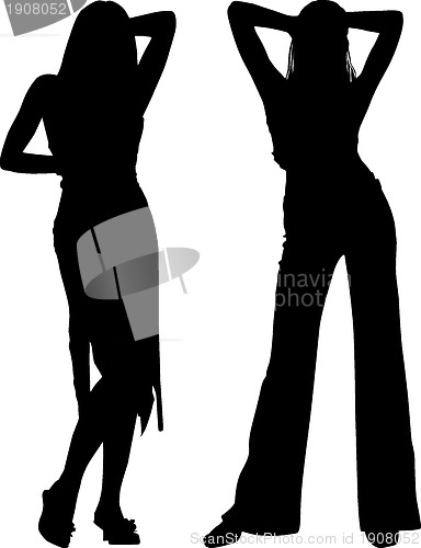 Image of Silhouette women