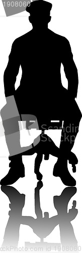 Image of Silhouette man