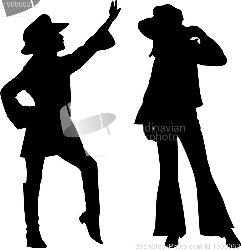 Image of Silhouettes of teen