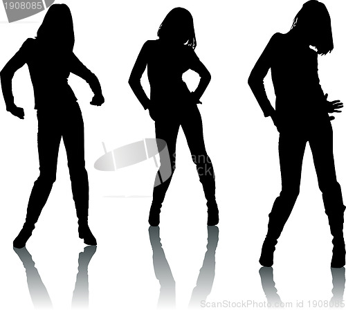 Image of Silhouette fashion women