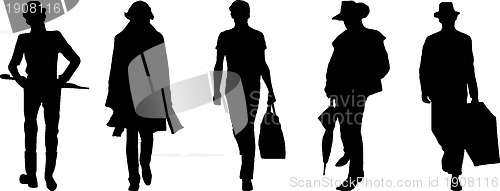 Image of Silhouette fashion men