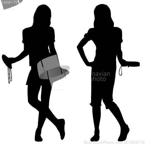 Image of Silhouettes of teen