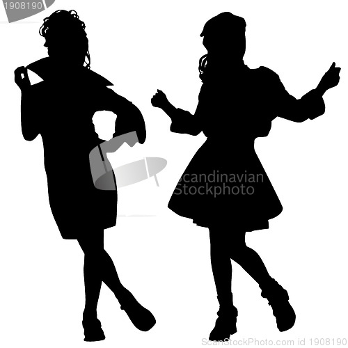 Image of Silhouettes of kids