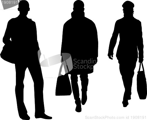 Image of Silhouette fashion men