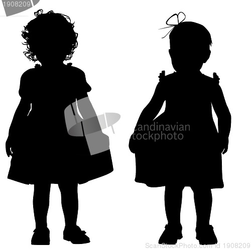 Image of Silhouettes of kids