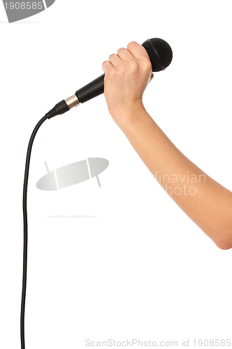 Image of black microphone