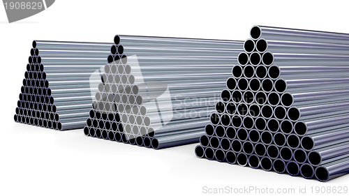 Image of metal pipes