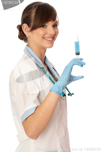 Image of doctor with syringe