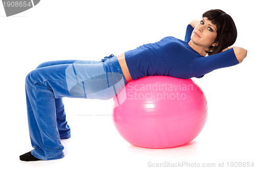 Image of Exercises on a gymnastic ball