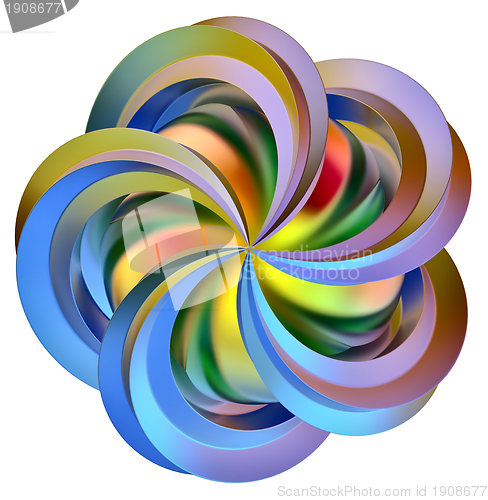 Image of rainbow  flower