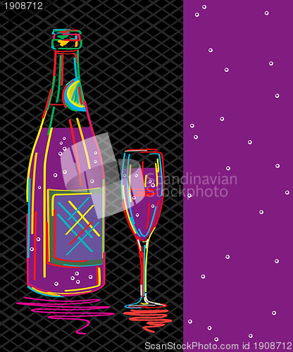 Image of Champagne card