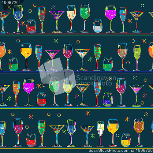 Image of Cocktail's pattern design