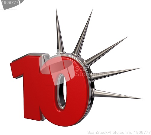 Image of prickles number