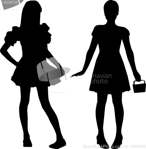 Image of Silhouettes of teen