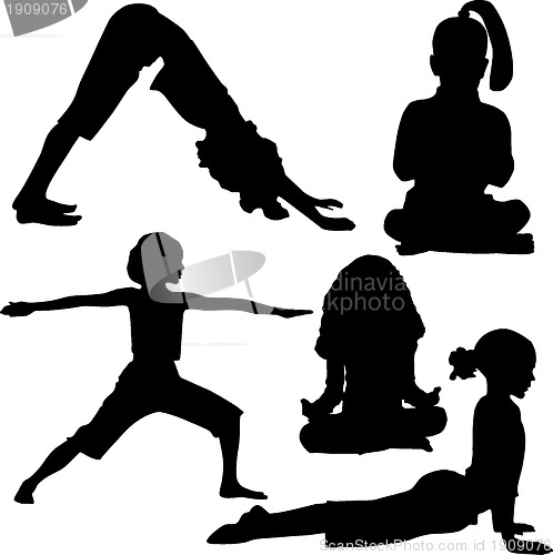 Image of Child`s yoga and gymnastics