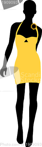 Image of Vector - Silhouette fashion girls