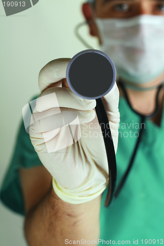 Image of Doctor with stethoscope