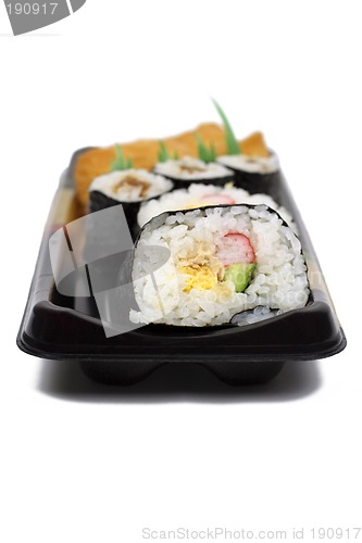 Image of Japanese rolls sushi casserole