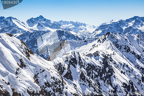 Image of snowy mountains