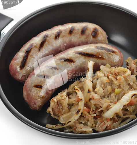 Image of Sausages With Sauerkraut