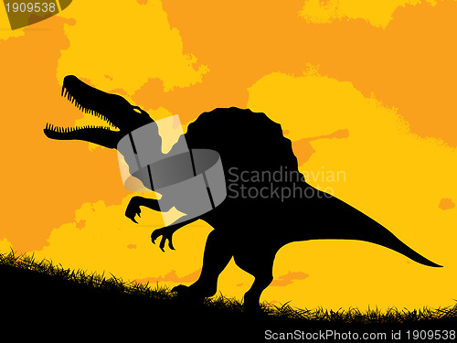 Image of Dinosaur silhouette