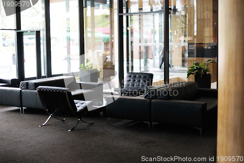 Image of luxury hotel lobby