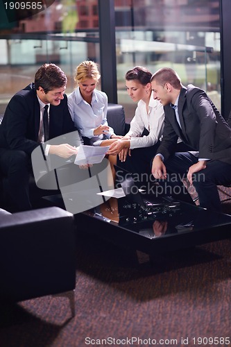 Image of business people in a meeting at office